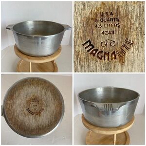 Vintage Wagner Ware Magnalite 4248-P Round Dutch Oven 5qt Stock Pot - No Lid